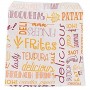 French Fries Bags 12x12 Greaseproof
