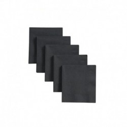 Serviettes 20x20 Cocktail black