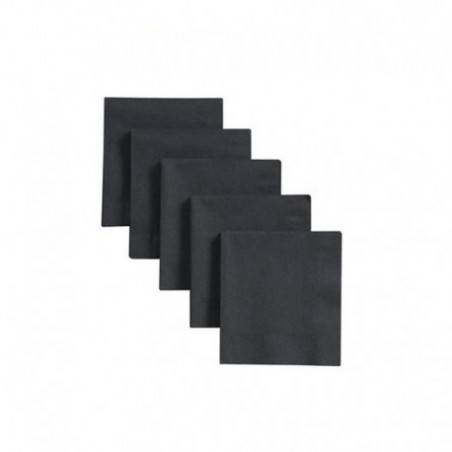 Serviettes 20x20 Cocktail black